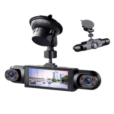 Four-record monitoring driving recorder