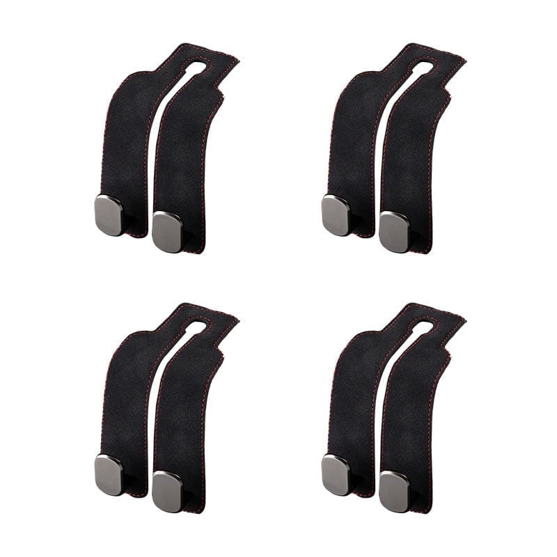 Suede Leather Car Seat Hook