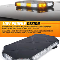 Sakerplus LED Flashing Strobe Light Bar