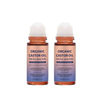 Organic Golden Castor Oil Roll-On with Rose Quartz