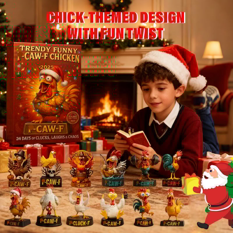 Funny Chicken Christmas Advent Calendar