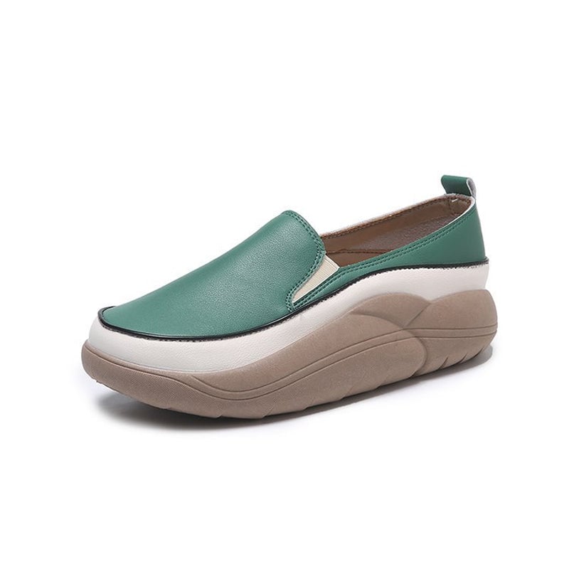 Platform Colorblock Loafers