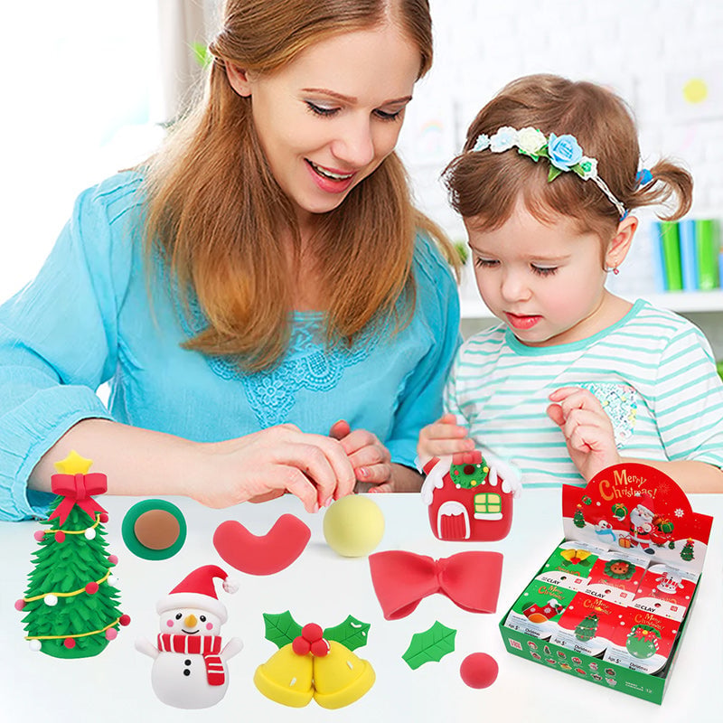 Christmas-Themed DIY Air-Dry Clay Modeling Kit
