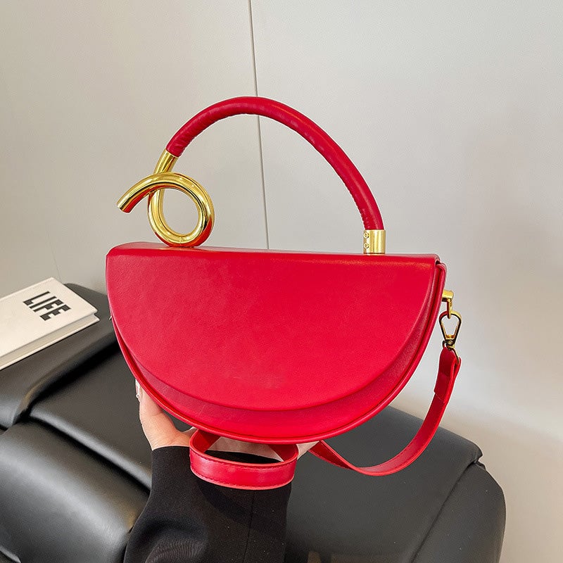Women's Fashionable Solid Color Handbag
