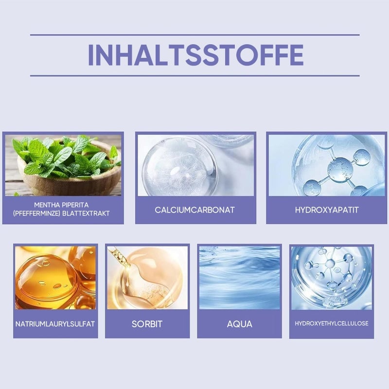 7,5 % Nano-Hydroxylapatit-Zahnpasta