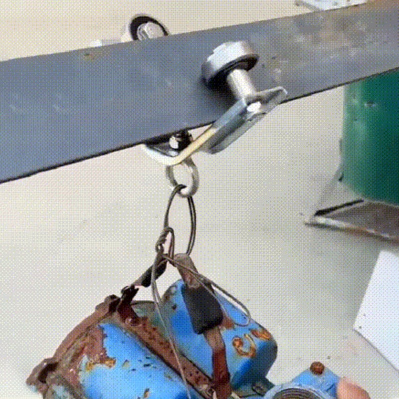 Poulie de fil de suspension de voie de fer d'angle