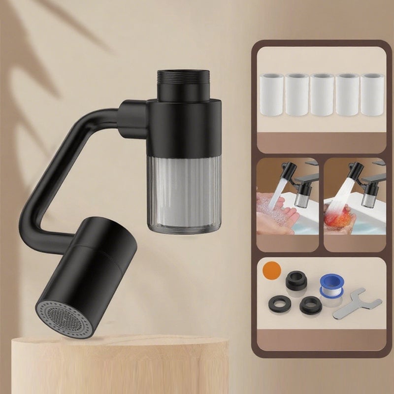 Rotatable Faucet Aerator Extension