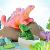 Educational Dino Egg Bath Bombs with Surprise Toy Discovery