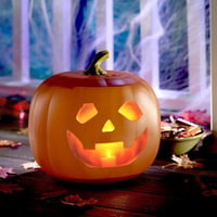 Halloween Sound-Activated Pumpkin with Built-In Speaker