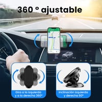 Soporte de teléfono para automóvil flexible ultra magnético