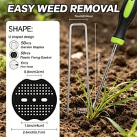 U-Shaped Ground Stake Set