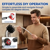 Felt Chimney Brush Cleaning Kit