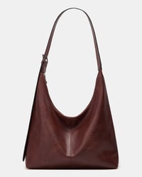 Women's Solid Color PU Leather Shoulder Bag