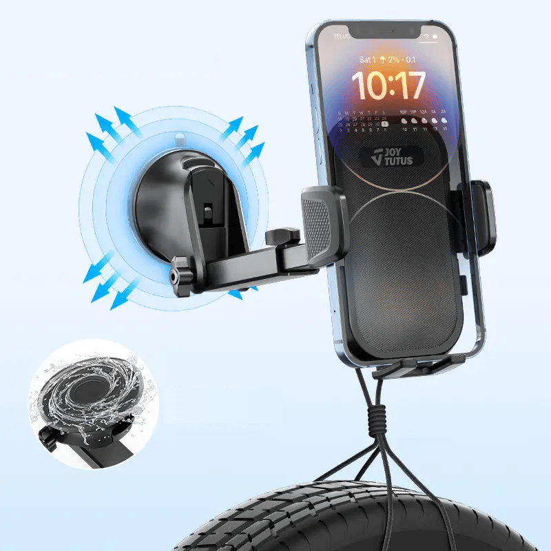 3-in-1 Autotelefonhalterung mit starkem Saugnapf