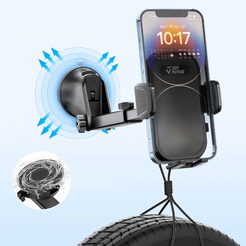 3-in-1 Autotelefonhalterung mit starkem Saugnapf