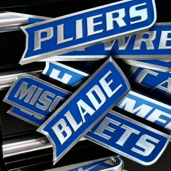 Magnetic Toolbox Labels