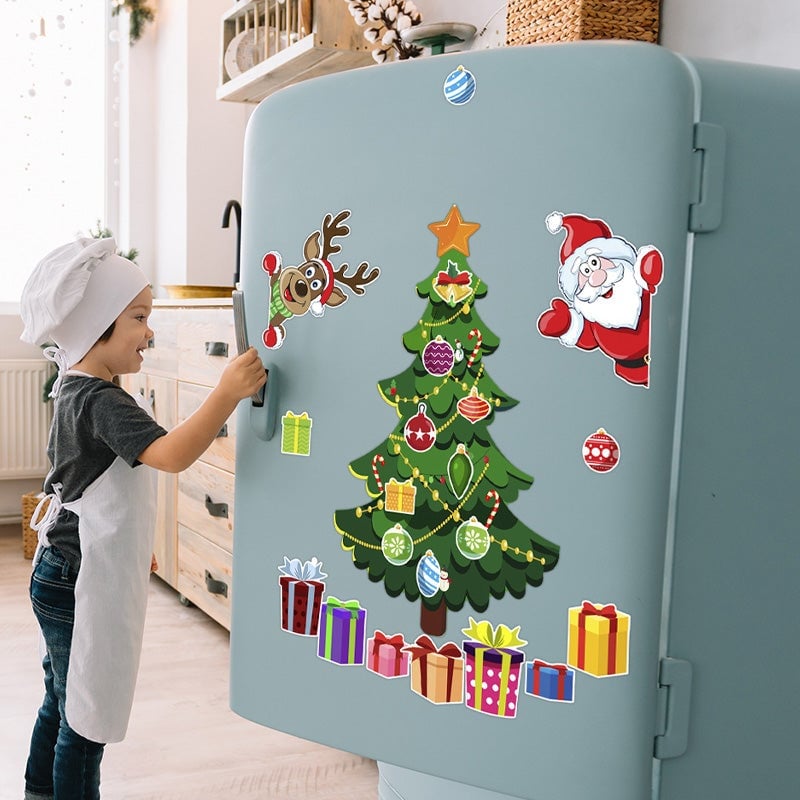 Kerstdecoratie koelkastmagneet