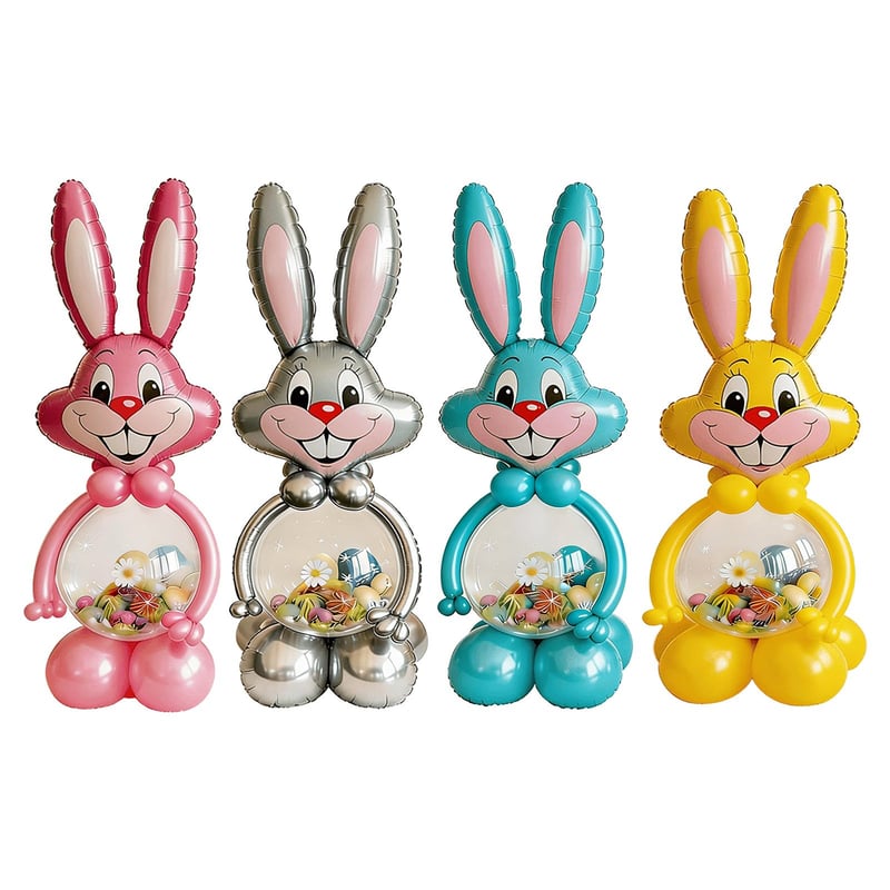 Easter Bunny Balloon Set