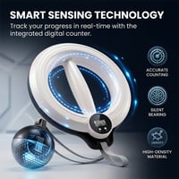 360° Smart LED Arm Hula Hoop Fitness Exerciser