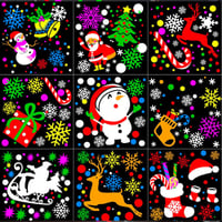Weihnachts-Projektionslampe mit Motiven