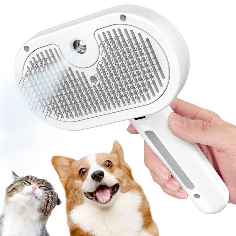 Spray-Katzenbürste