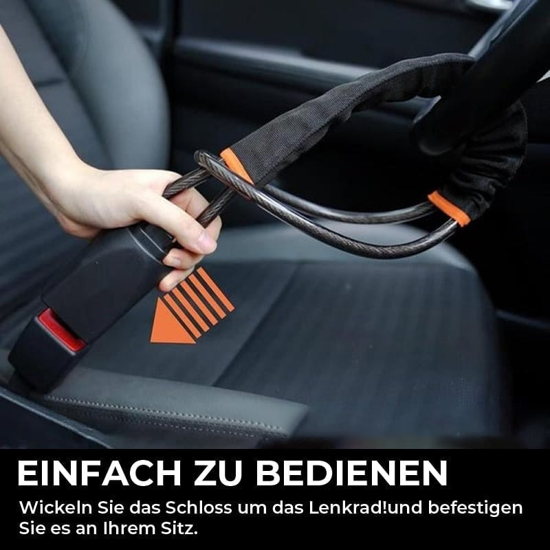 Universelles Lenkradschloss mit 2 Schlüsseln