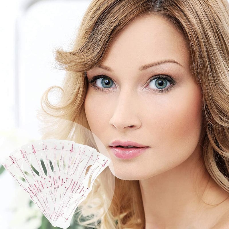 Kit de pochoirs à sourcils en silicone