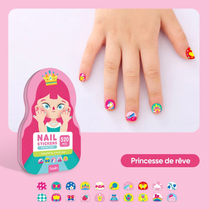 Autocollants pour ongles pour enfants