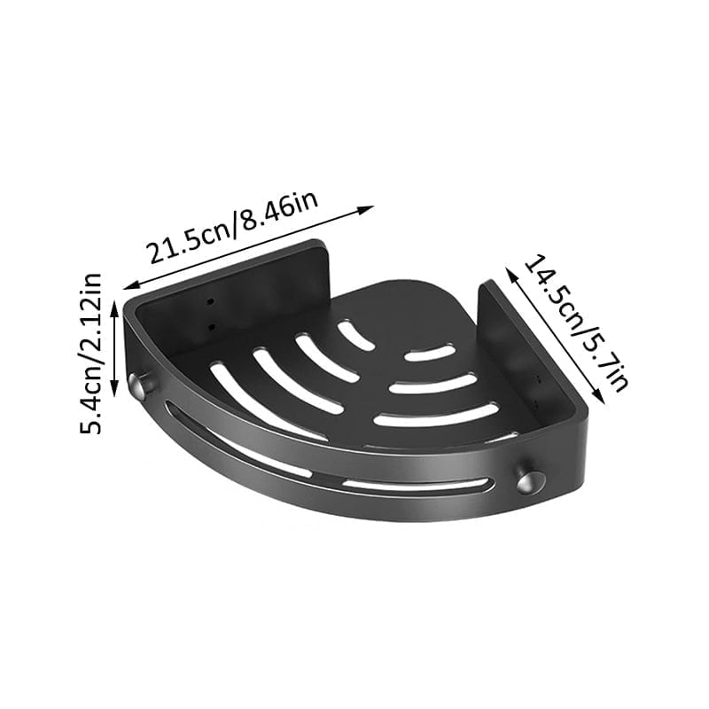 Sakerplus No-Drill Bathroom Corner Shelf