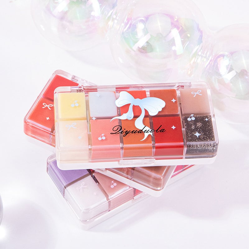 10 Colors Lip Jelly Palette