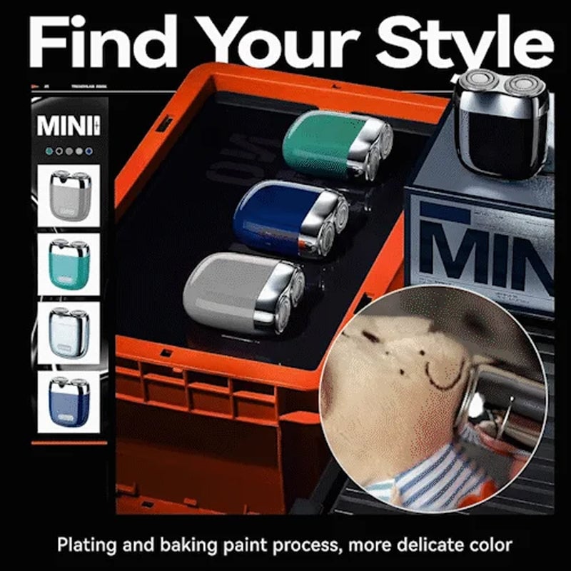 Sale - New arrival mini double head electric shave 