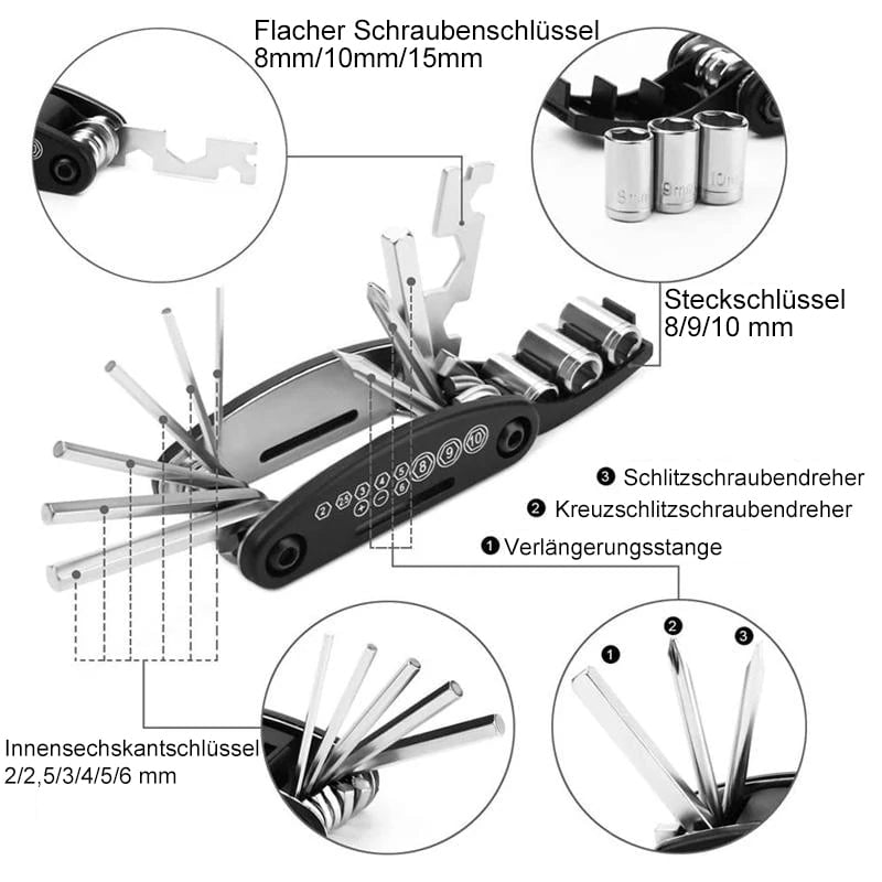 Werkzeuge zur Fahrradreparatur