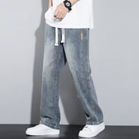 Lösa raka jeans för män