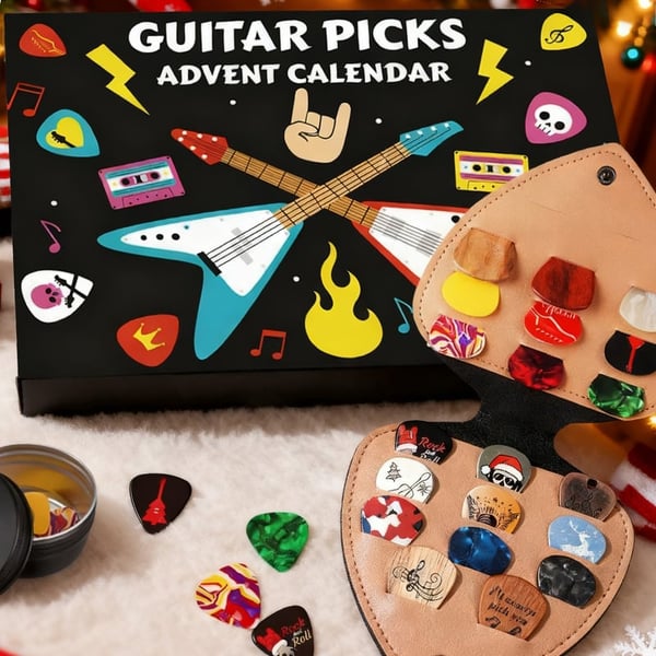 Christmas Guitar Pick Advent Calendar
