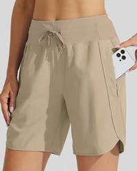 High-Waisted Tummy Control Athletic Shorts