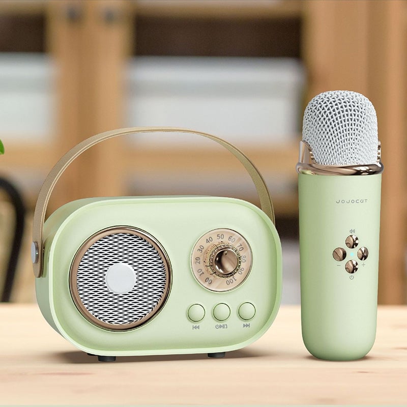 Mini Karaoke-maskin med trådløs mikrofon
