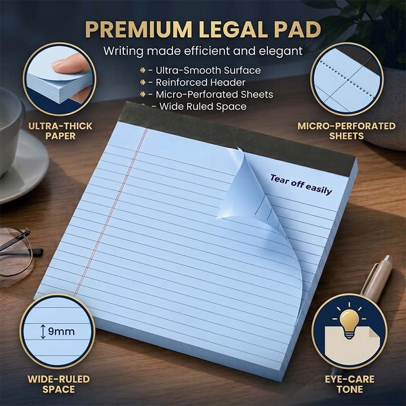 Wide Legal Notepad