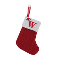 Christmas Letter Knit Stocking