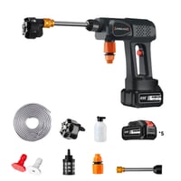 Portable High-Pressure Car Wash Gun with Lithium Battery
