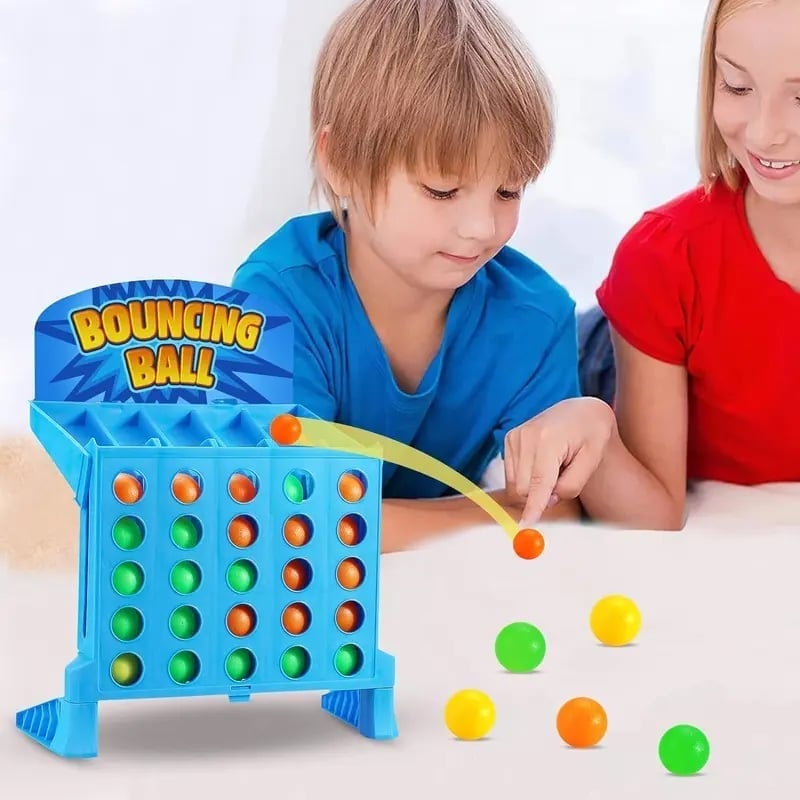 Bounce 4-in-a-Row: The Ultimate Skill-Based Family Challenge