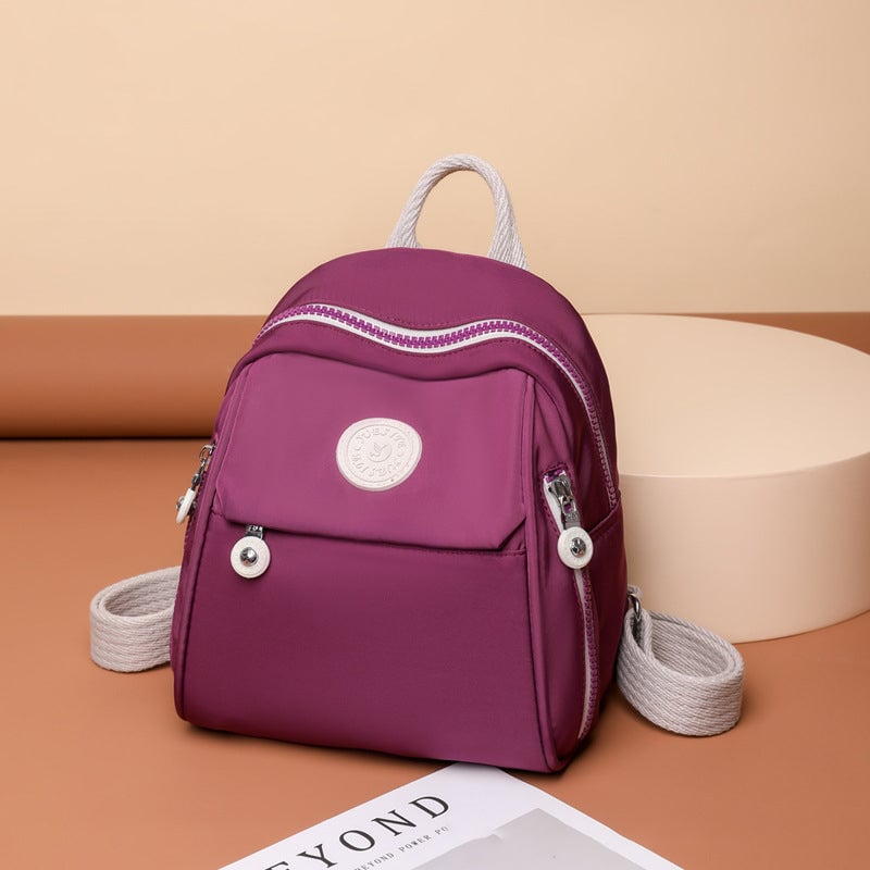 Lässiger wasserdichter Nylonrucksack mit großer Kapazität