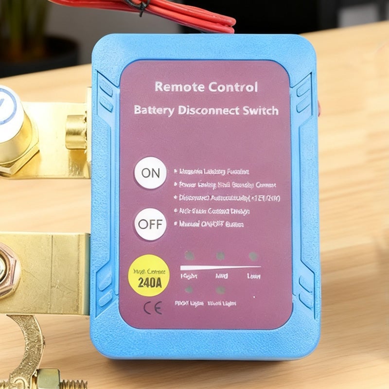 High-Current Smart Battery Disconnect Switch