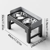 Adjustable Elevated Dog Bowl