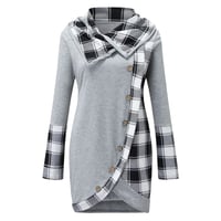 Vintage Plaid Patchwork Dress