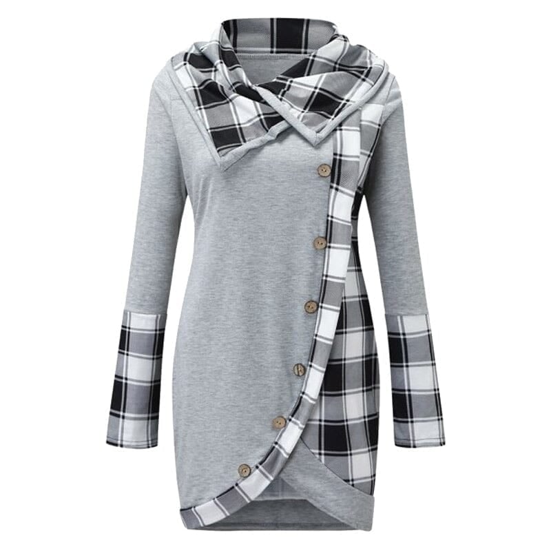 Vintage Plaid Patchwork Dress
