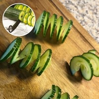 Spiral and V Tool Duo for Decorating Vegetables and Fruits