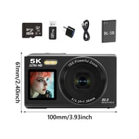 5K Dual Screen Digital Camera