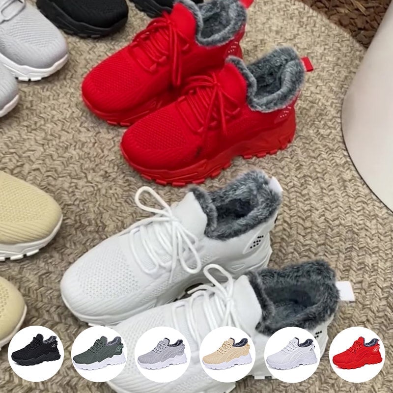 Thick-soled Plus Velvet Low-cut Lightweight Ankle Boots