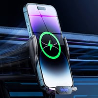 T28 Intelligente 15W Schnelllade-Autohalterung mit RGB-Ambient-Licht