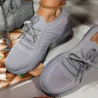 Lace-Up Mesh Shoes